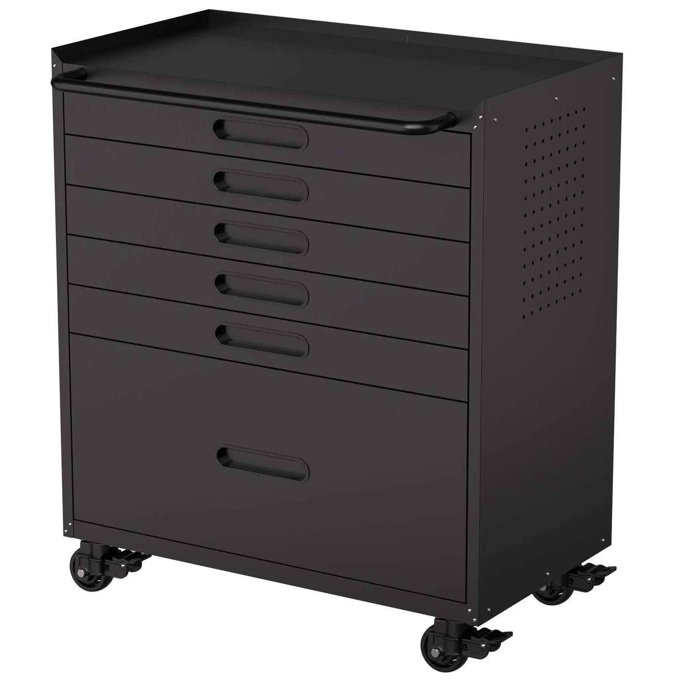Rolling Tool Cabinet Heavy Duty Garage Storage With Lockable Doors & Drawers by HouseOfZazla