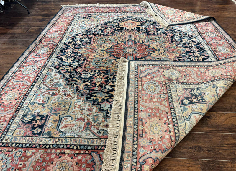 Karastan Navy Heriz #700/701 Rug, 8.8 x 10.6 Karastan Carpet, Wool Pile, Discontinued Vintage Karastan Rug, Original 700 Series, Geometric by Jewel Rugs