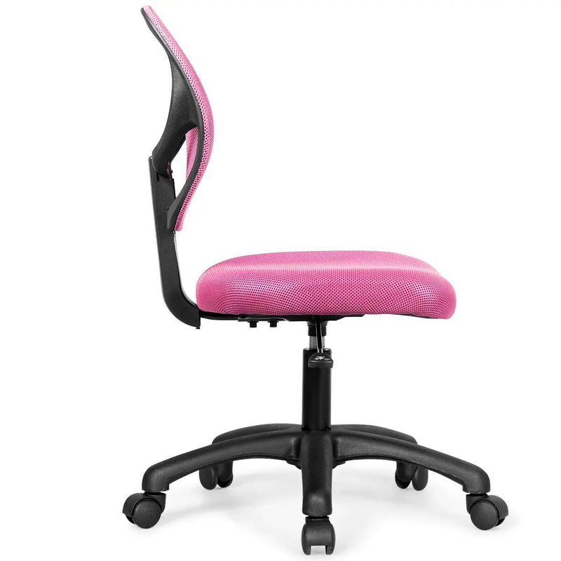 Low-back Computer Task Chair with Adjustable Height and Swivel Casters by DirectDeals