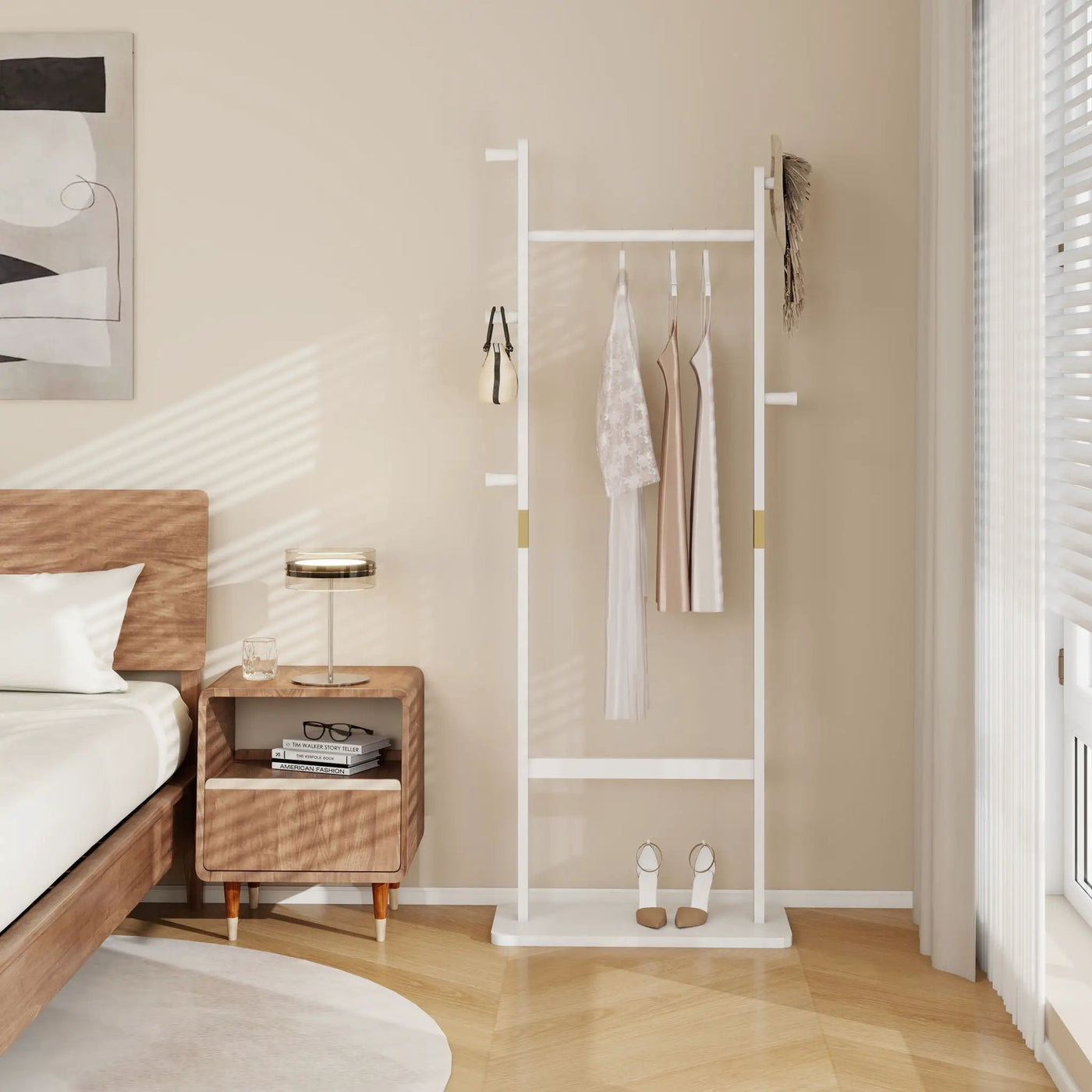 Solid Wood Simple Hat Rack by Unique Piece Furniture