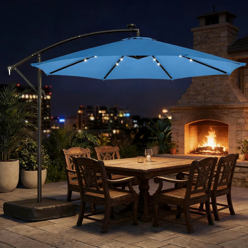 Stylish Pool Umbrella, Outdoor Cantilever Patio Umbrella by HouseOfZazla