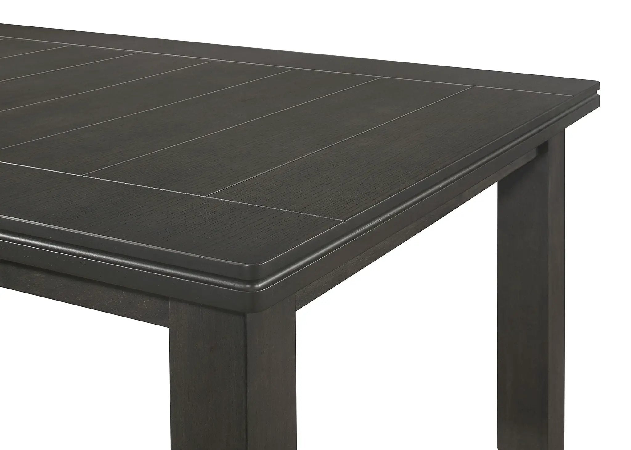 Dalila Rectangular 66-inch Wood Dining Table Dark Grey by Unique Piece Furniture