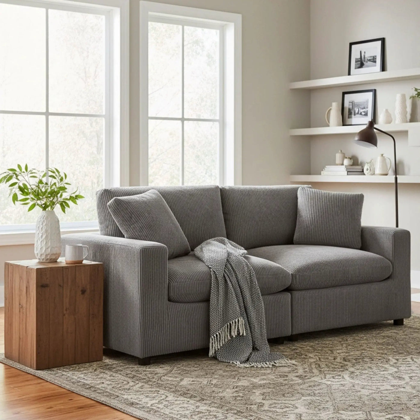 Chelsea - Modular 2 Piece Sofa by HouseOfZazla