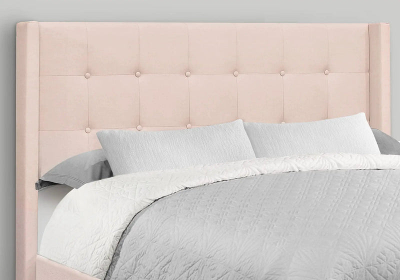 Queen Size Bed Upholstered - Pink by HouseOfZazla