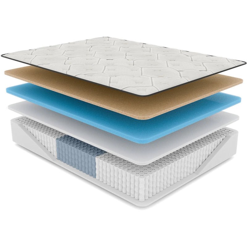 Diamond Cleo Cool Copper Memory Foam Hybrid Mattress - Twin Firm by HouseOfZazla