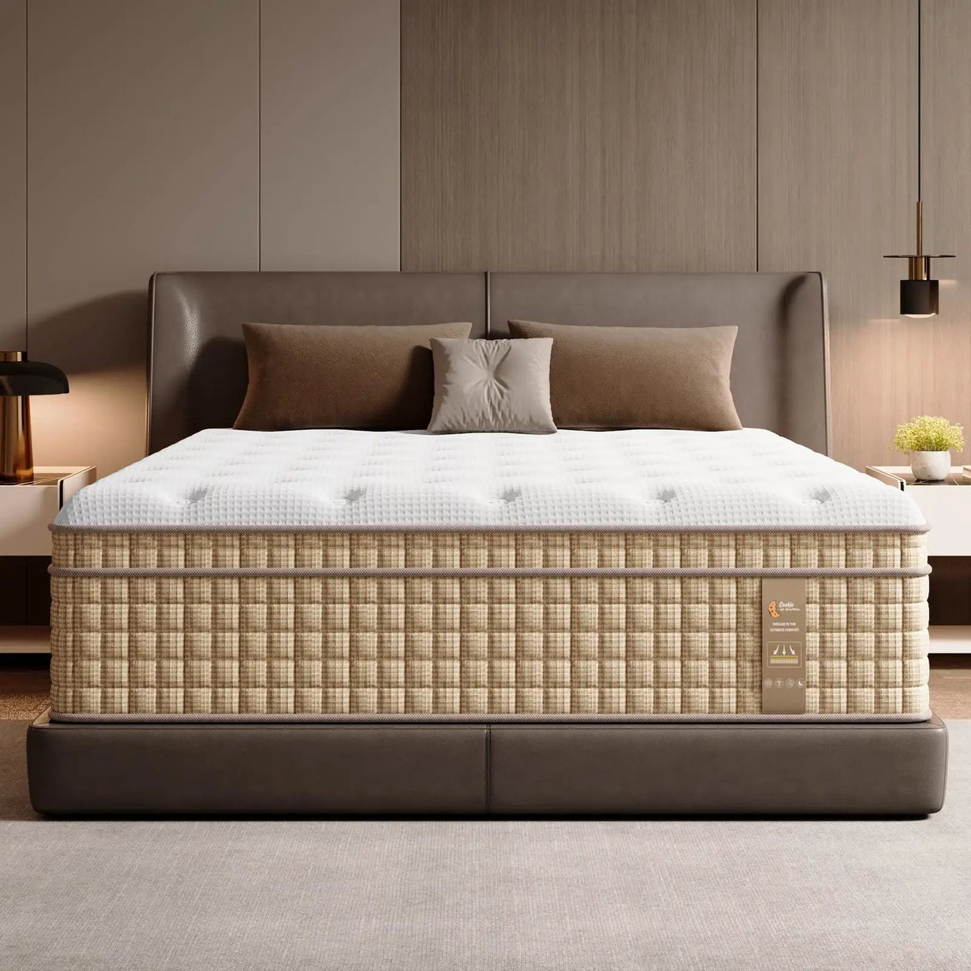 14" Hybrid Mattress With Innerspring & Gel Memory Foam by HouseOfZazla
