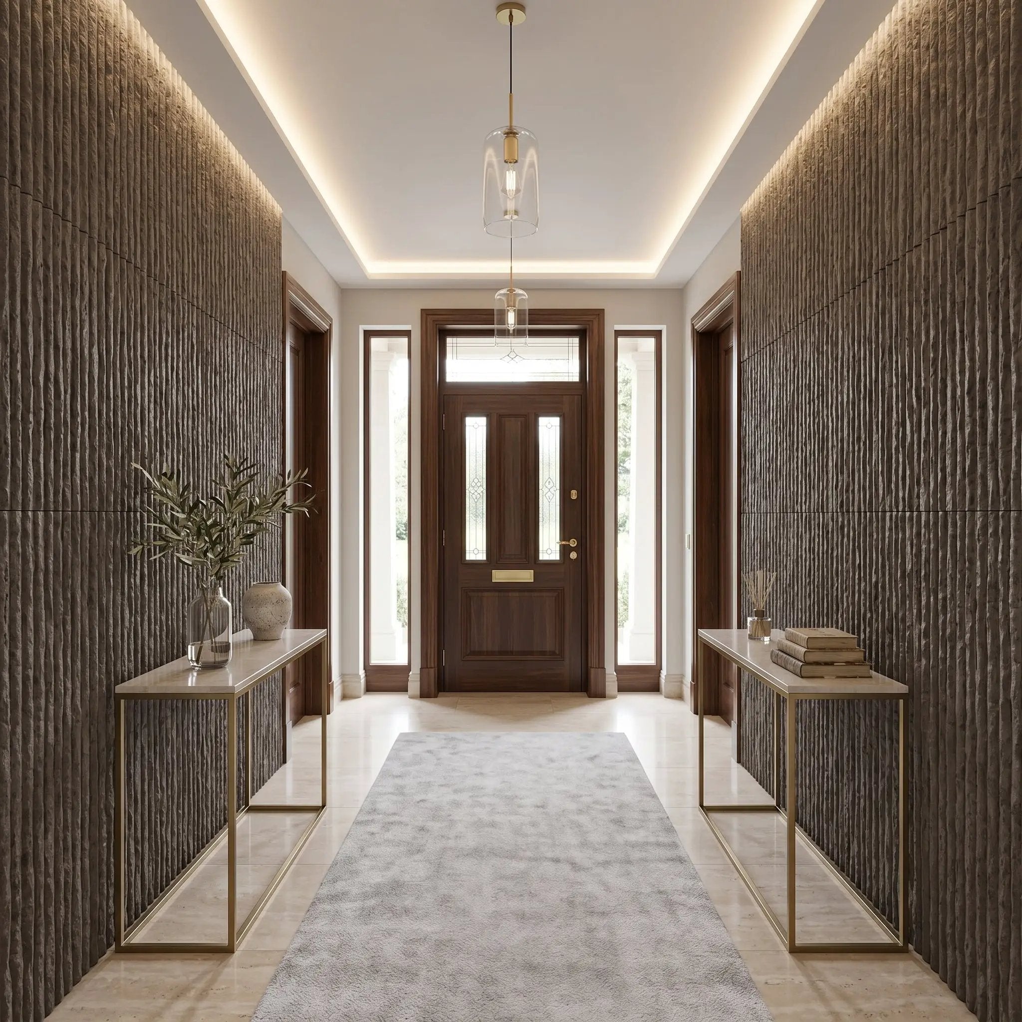 3D Faux Stone Wall Panels - 12 PCS PU Wainscoting by HouseOfZazla