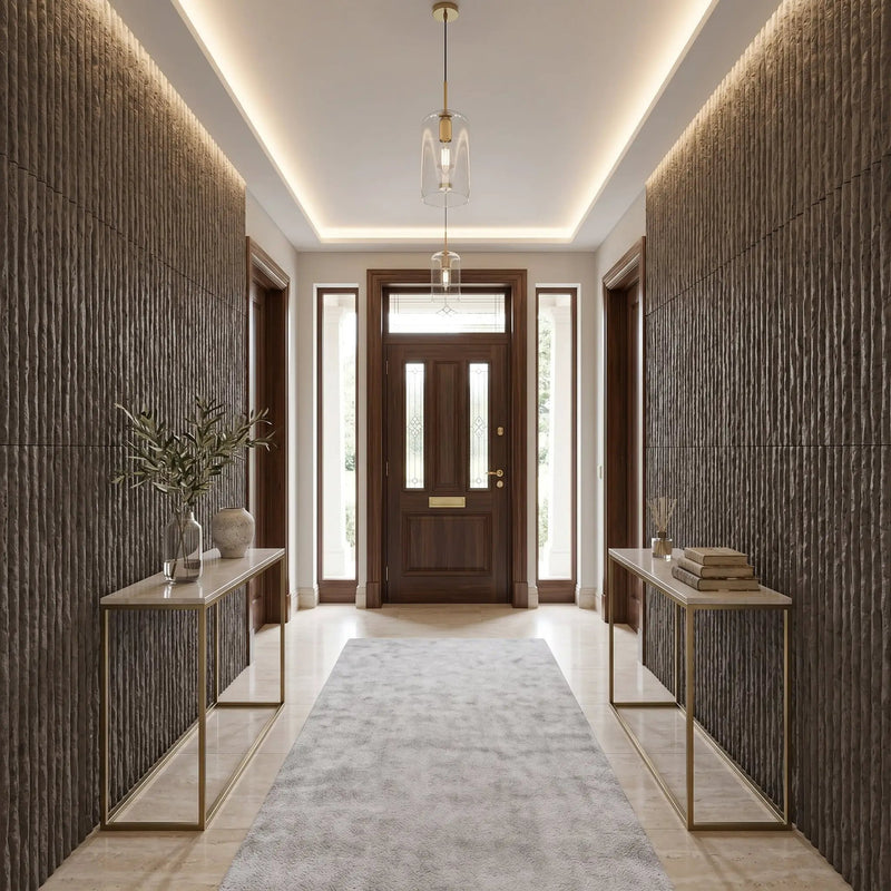 3D Faux Stone Wall Panels - 12 PCS PU Wainscoting by HouseOfZazla