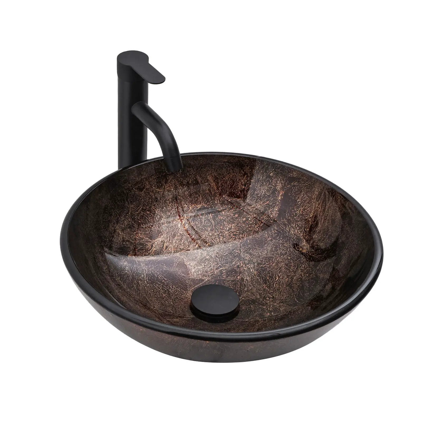 Vessel Sink With Faucet And Pop-Up Drain by HouseOfZazla
