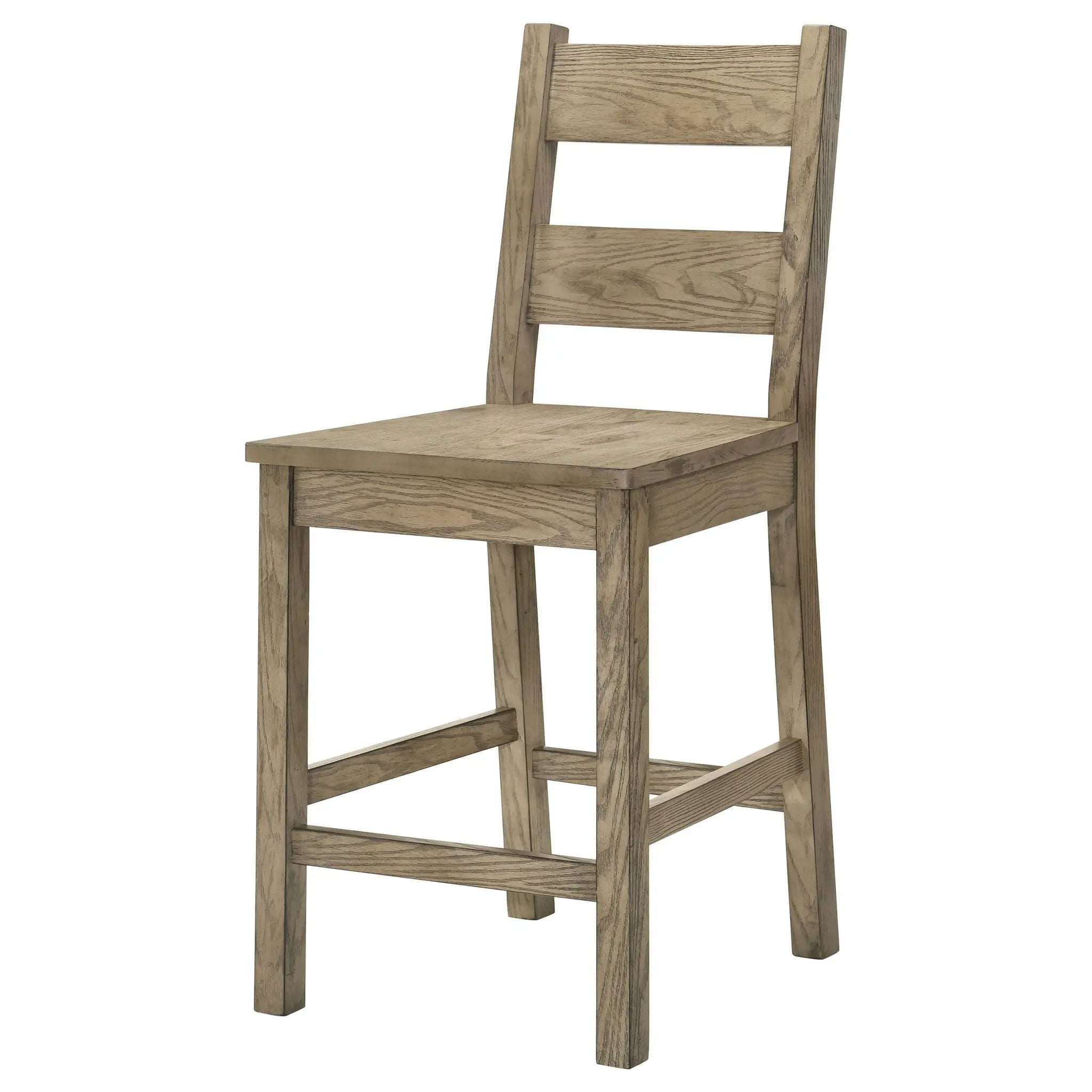 Cardova Counter Height Dining Chair Vineyard Oak (Set of 2) by Unique Piece Furniture