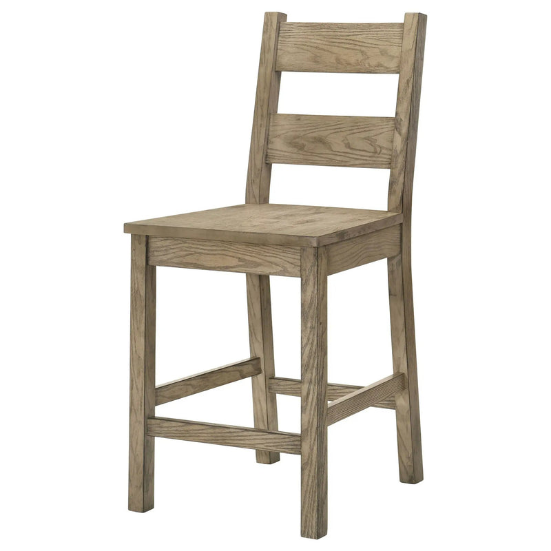 Cardova Counter Height Dining Chair Vineyard Oak (Set of 2) by Unique Piece Furniture