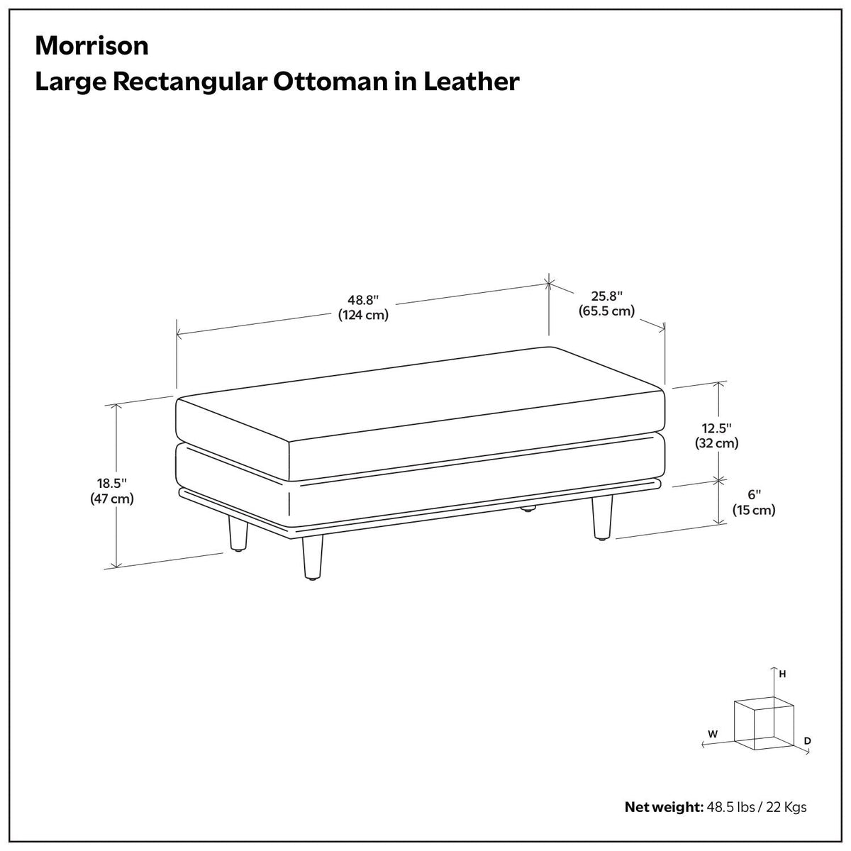 Morrison - Handcrafted Ottoman, photo 37 of 40