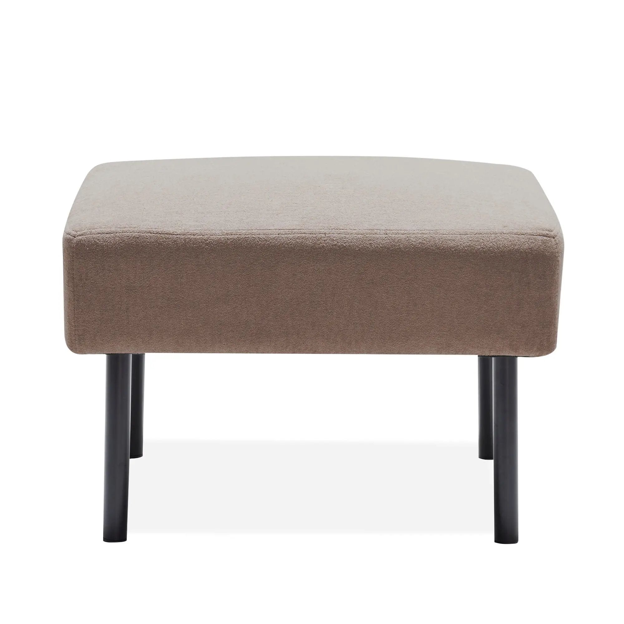 Modern L Shaped 3 Seater Sofa With Ottoman, Upholstered Couch For Small Spaces by Unique Piece Furniture