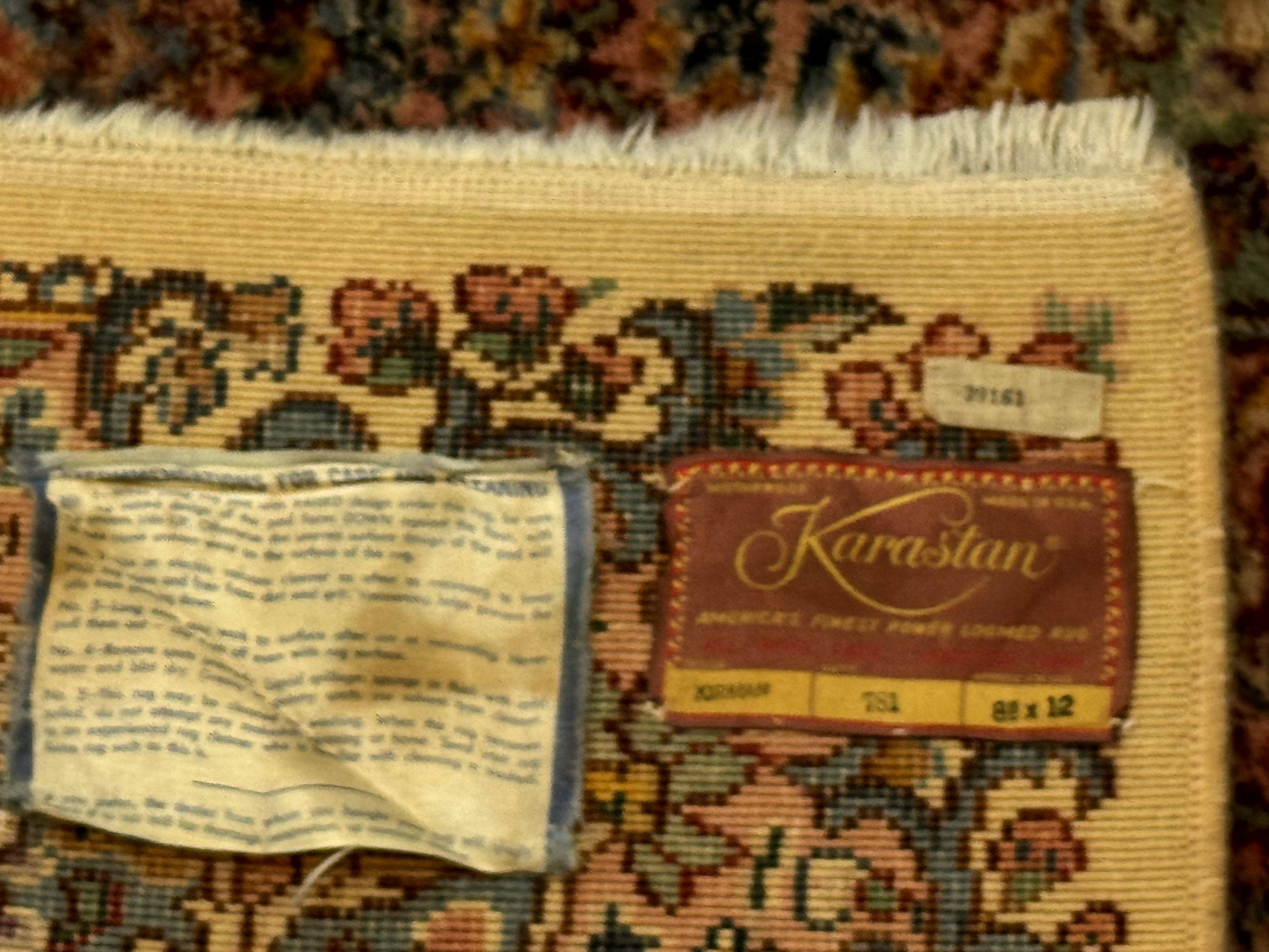 Karastan Kirman Rug #781, Antique Karastan Oriental Carpet 8.8 x 12, Wool Area Rug, Original Collection 700 Series, Rare Discontinued by Jewel Rugs