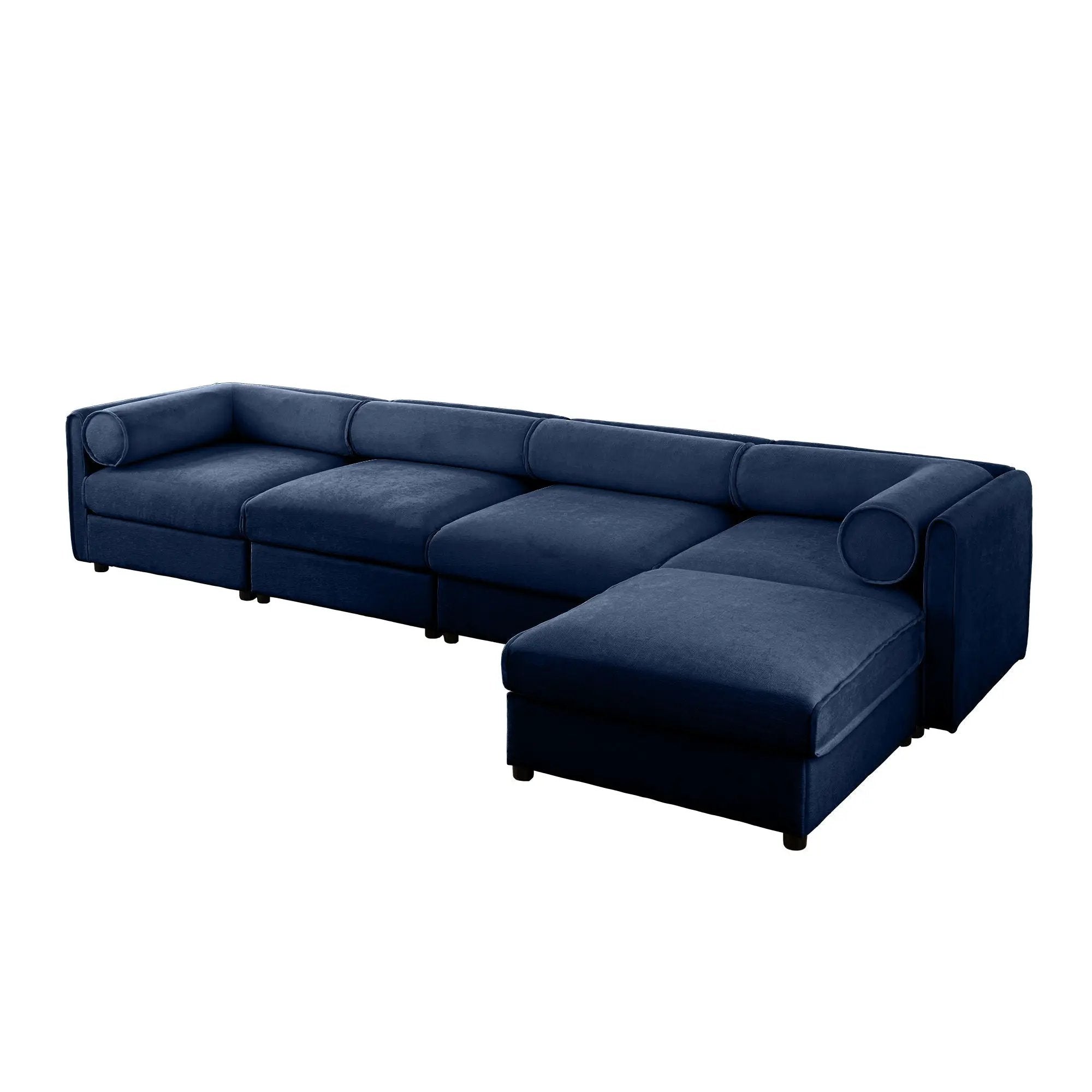 Contemporary Elegant Sofa With Storage And Ottoman by HouseOfZazla