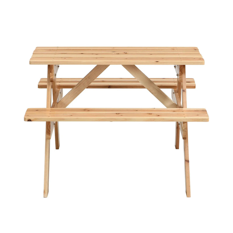 Durable Solid Wood Children's Dining Table And Chairs Set, Multi-Functional by Unique Piece Furniture