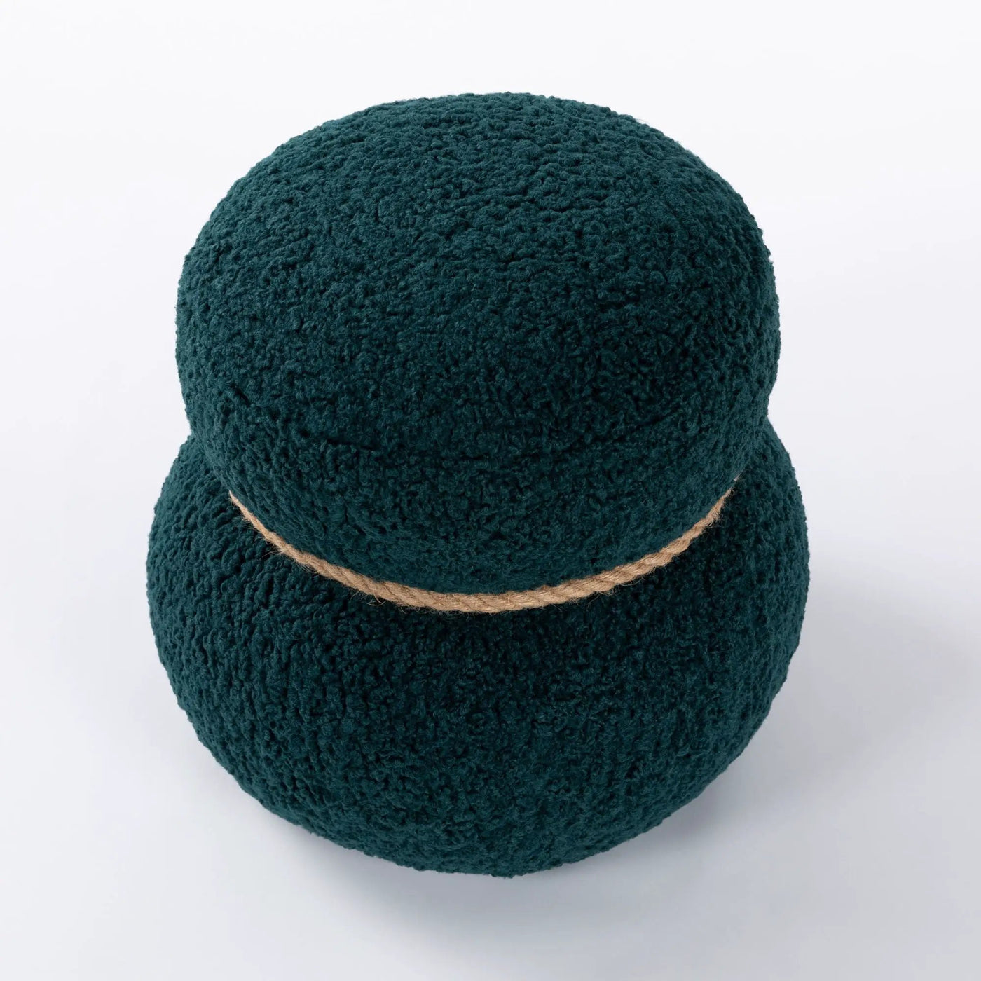 Snowman Stool With Cushion And Solid Wood Frame by HouseOfZazla