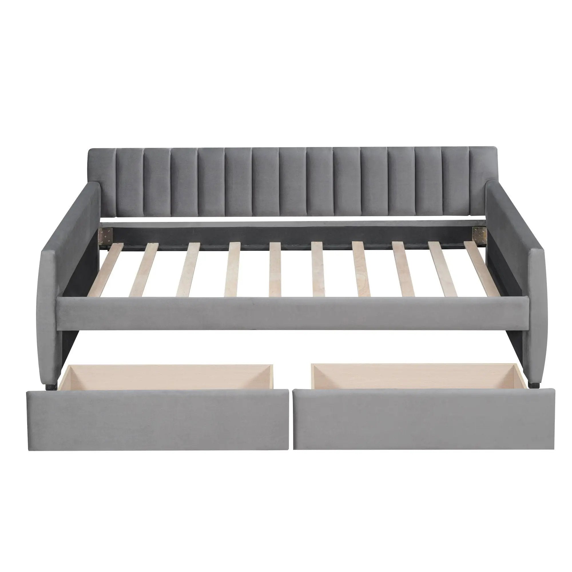 Upholstered Daybed With Slat Support by Unique Piece Furniture