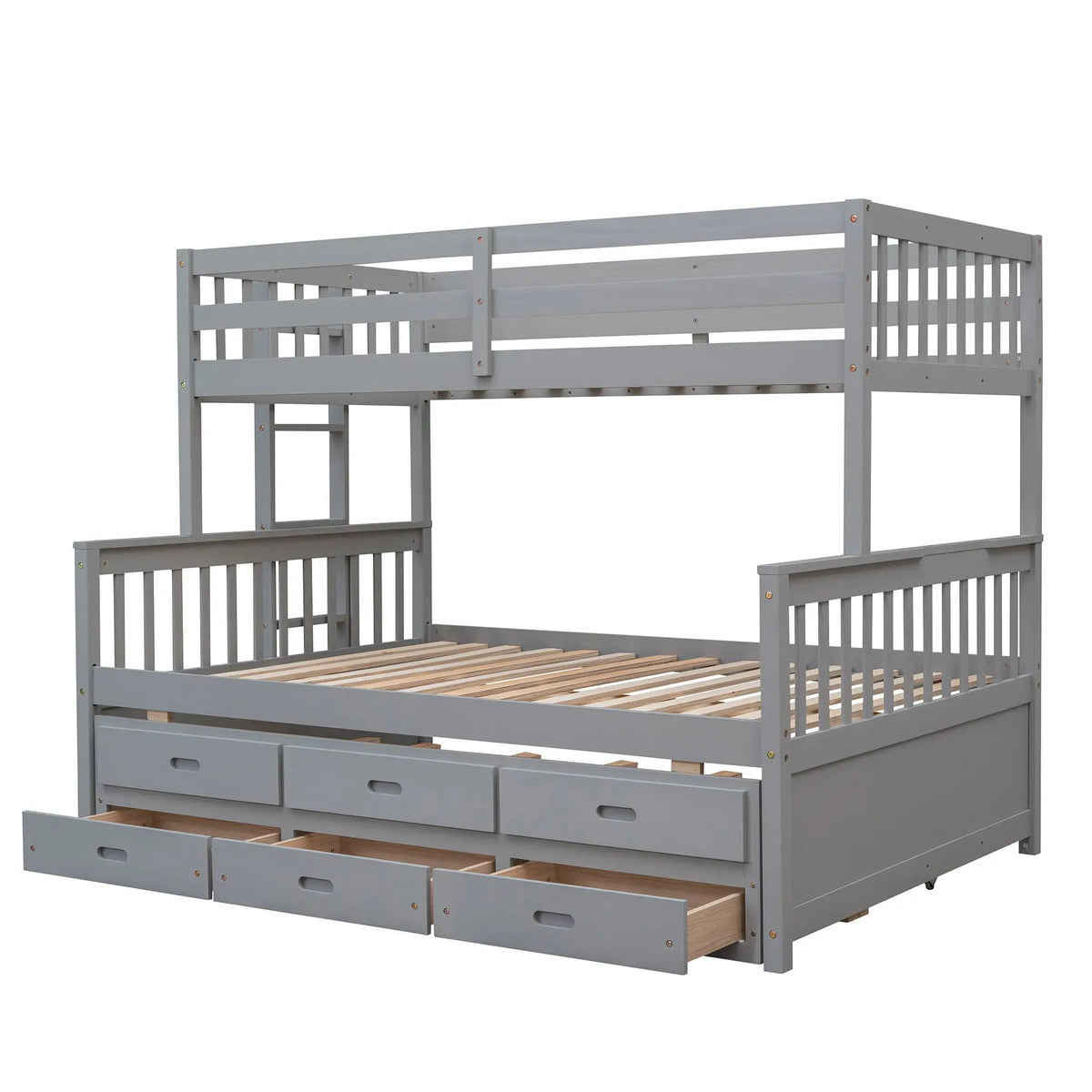 Bunk Bed With Twin Size Trundle And Drawers, photo 12 of 14