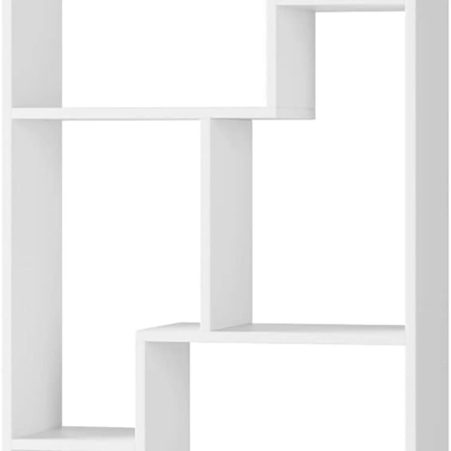 Asymmetrical Display Shelf & Bookcase, 5 Tier by Unique Piece Furniture