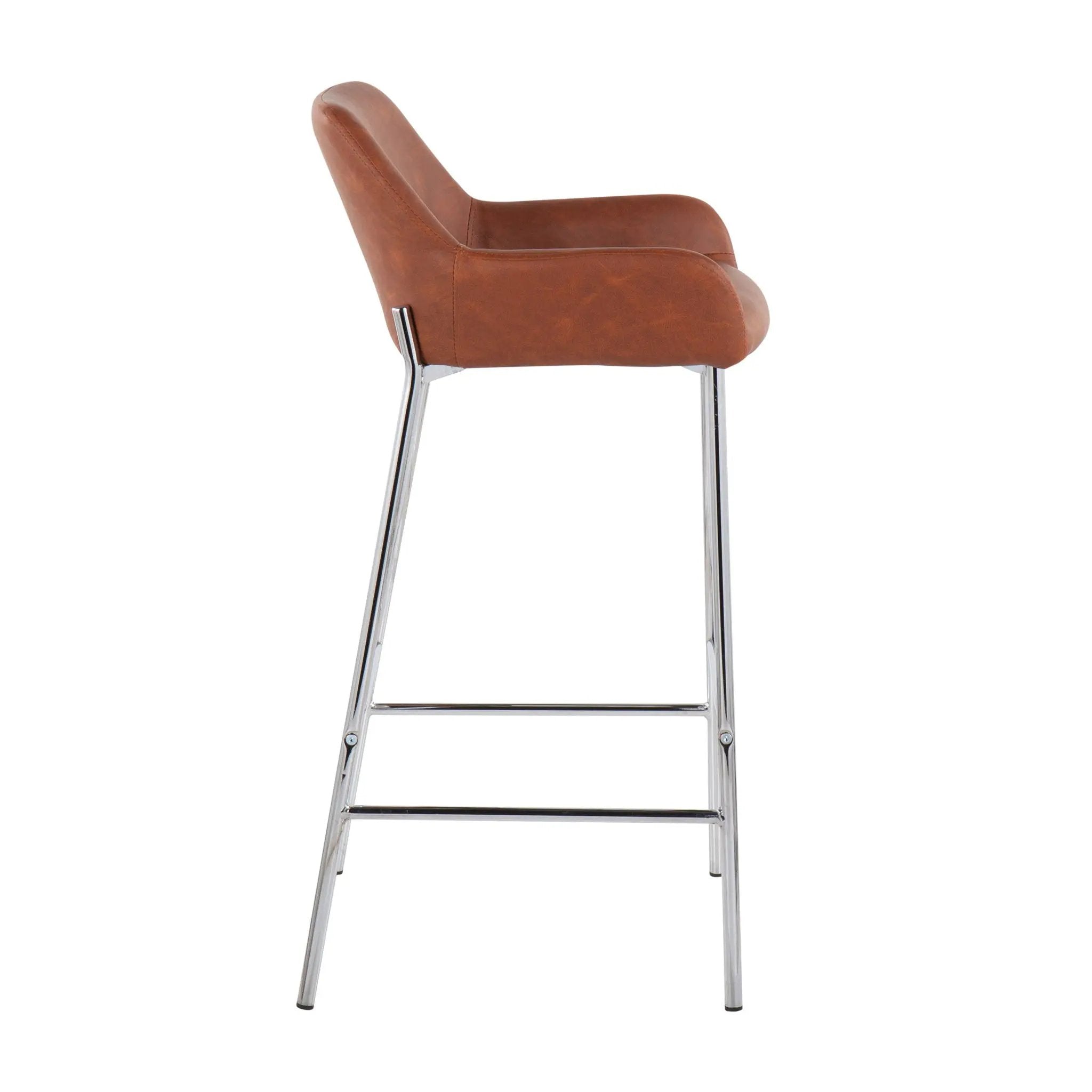 Daniella - Contemporary Fixed Height Bar Stool (Set of 2) by Unique Piece Furniture