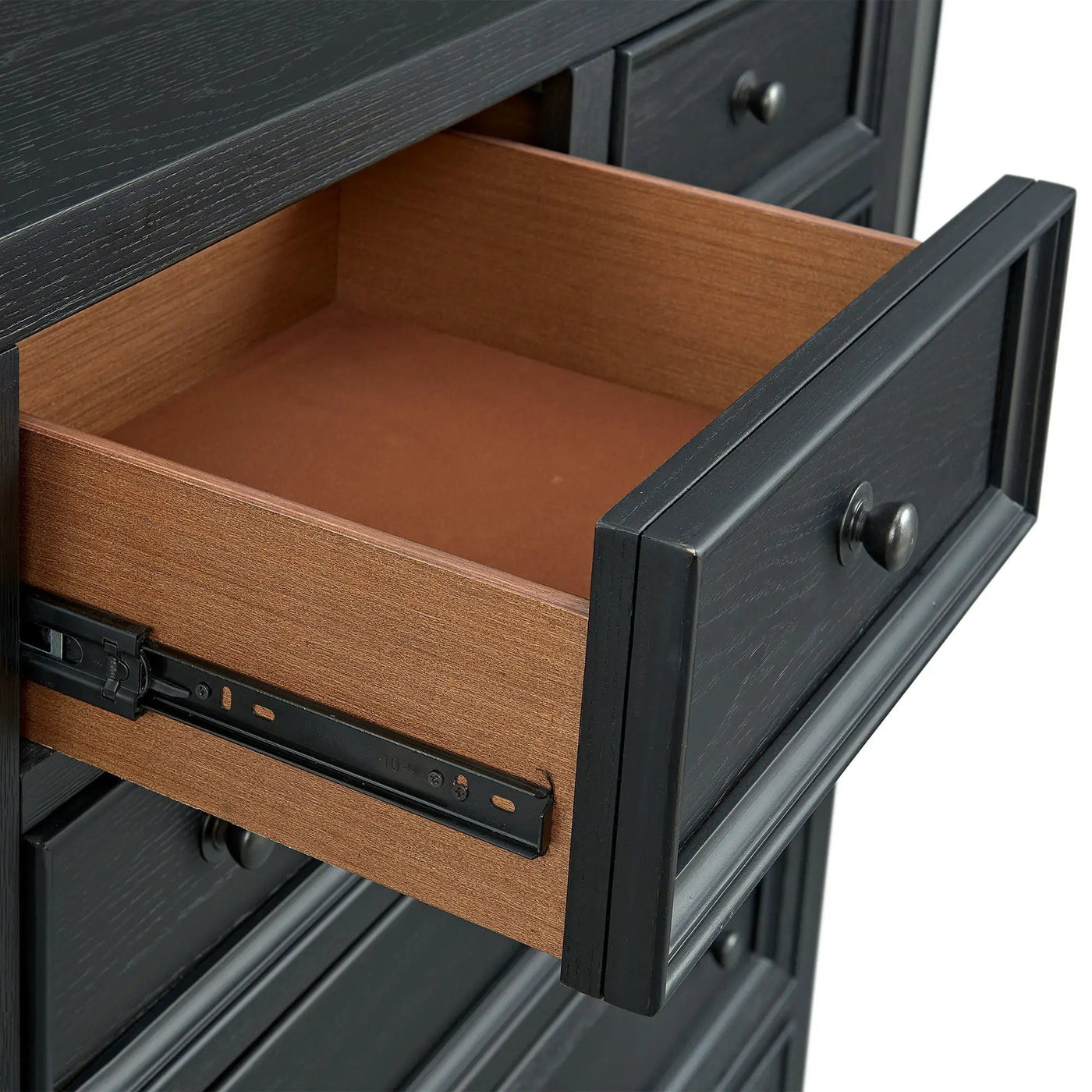 6 Drawer Chest With Knobs And Smooth Slides by HouseOfZazla