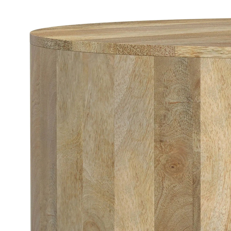 Millbury - Drum Coffee Table - Natural by Unique Piece Furniture