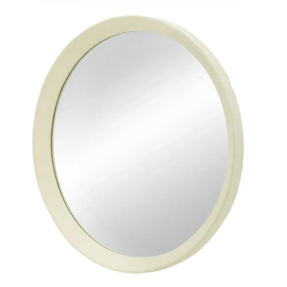 Transitional Decor Style Wall Mirror Decor With Frame For Bathroom by HouseOfZazla