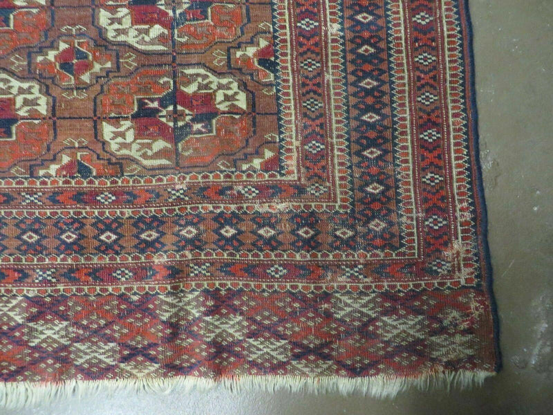 6' X 10' Antique Handmade Bokhara Turkoman Yamud Wool Rug Carpet NICE # 61 by Jewel Rugs
