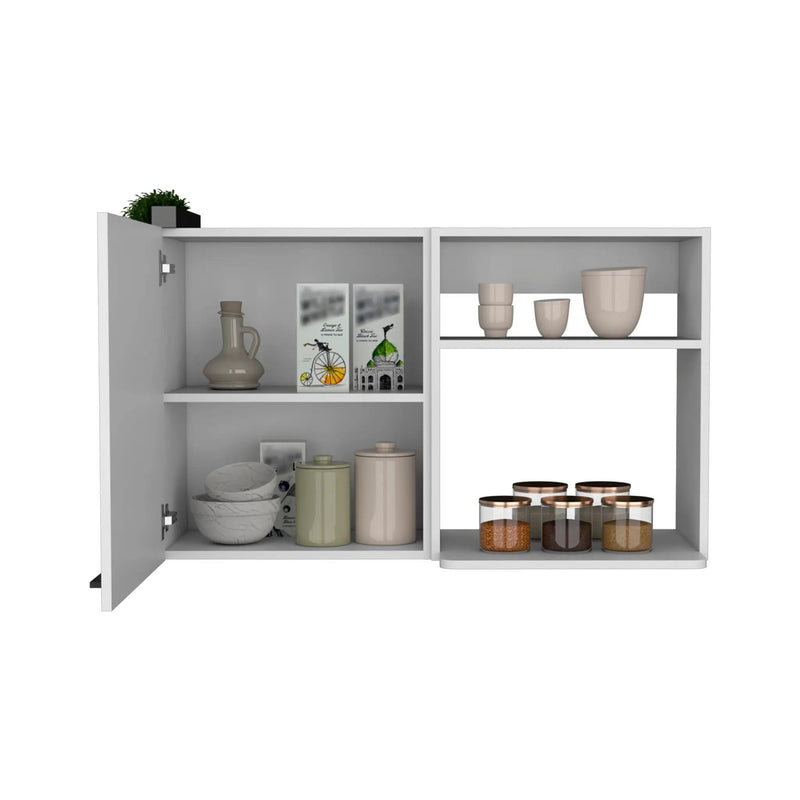 Burwood - Kitchen Wall Cabinet With 2 Doors And Shelves - White by Unique Piece Furniture