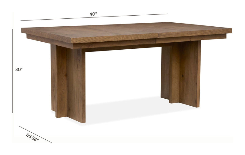 Marcel - Extendable Trestle Dining Table - Harvest Brown, photo 5 of 7