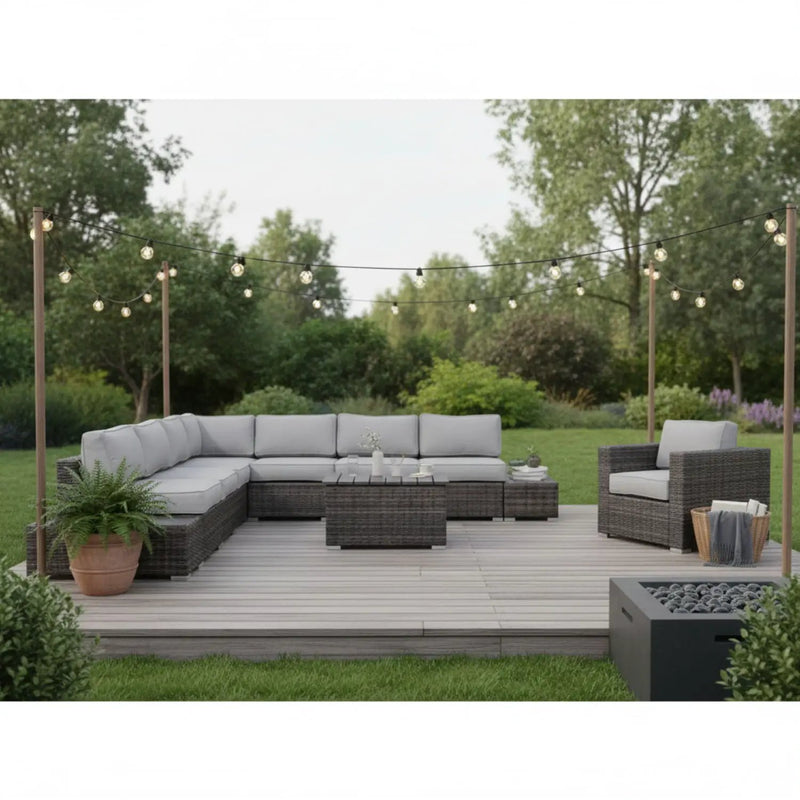 Stylish Entertainment Sectional Set, Outdoor Living by HouseOfZazla