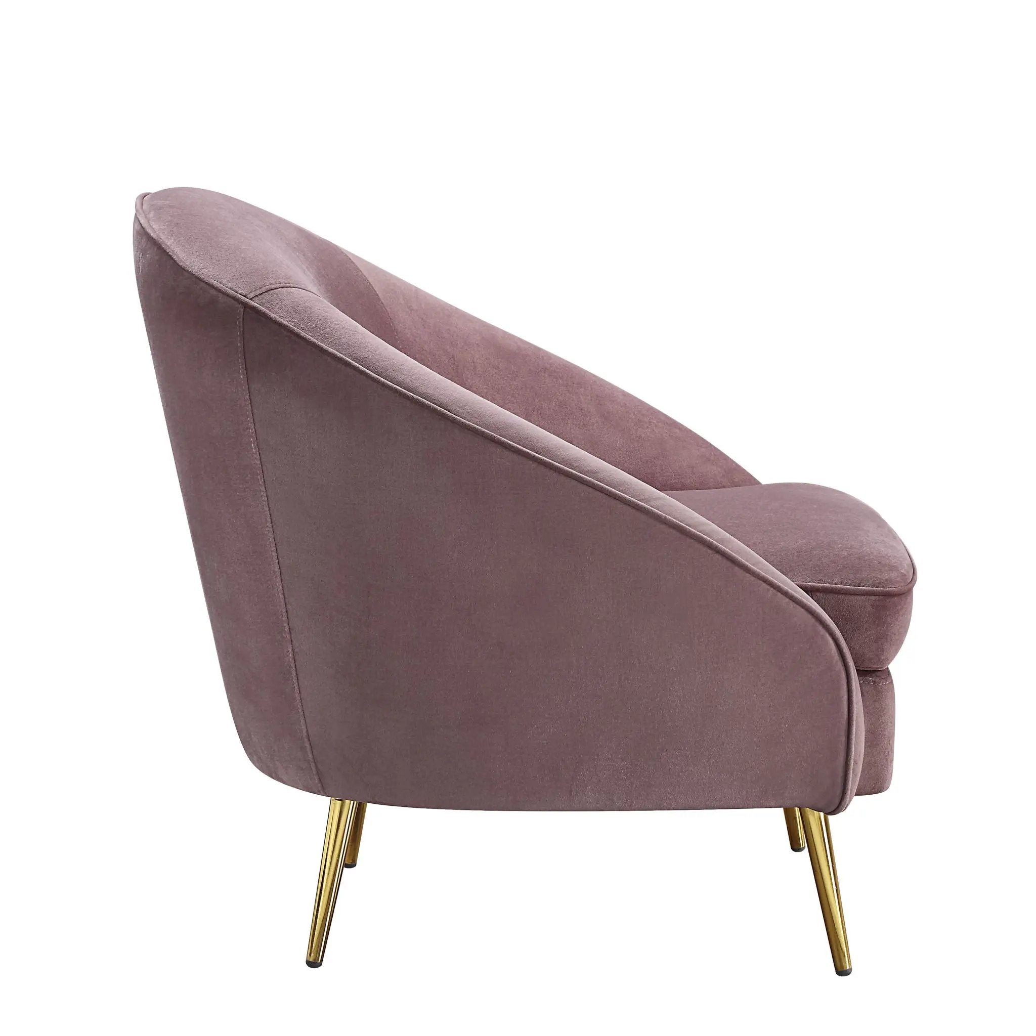 Abey - Chair - Pink Velvet by Unique Piece Furniture