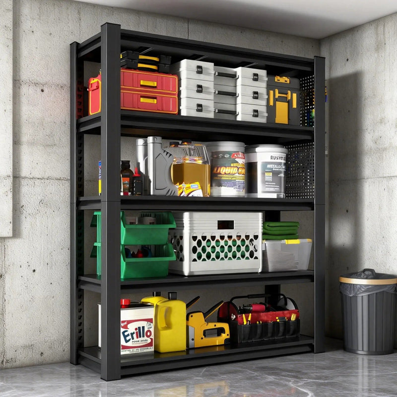 78"H 5-Tier Adjustable Heavy-Duty Storage Shelving Unit by HouseOfZazla