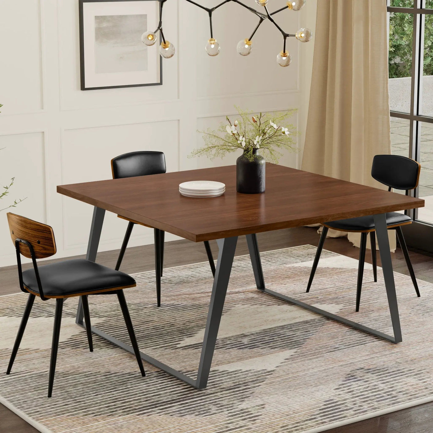 Lowry - Handcrafted Square Dining Table by Unique Piece Furniture