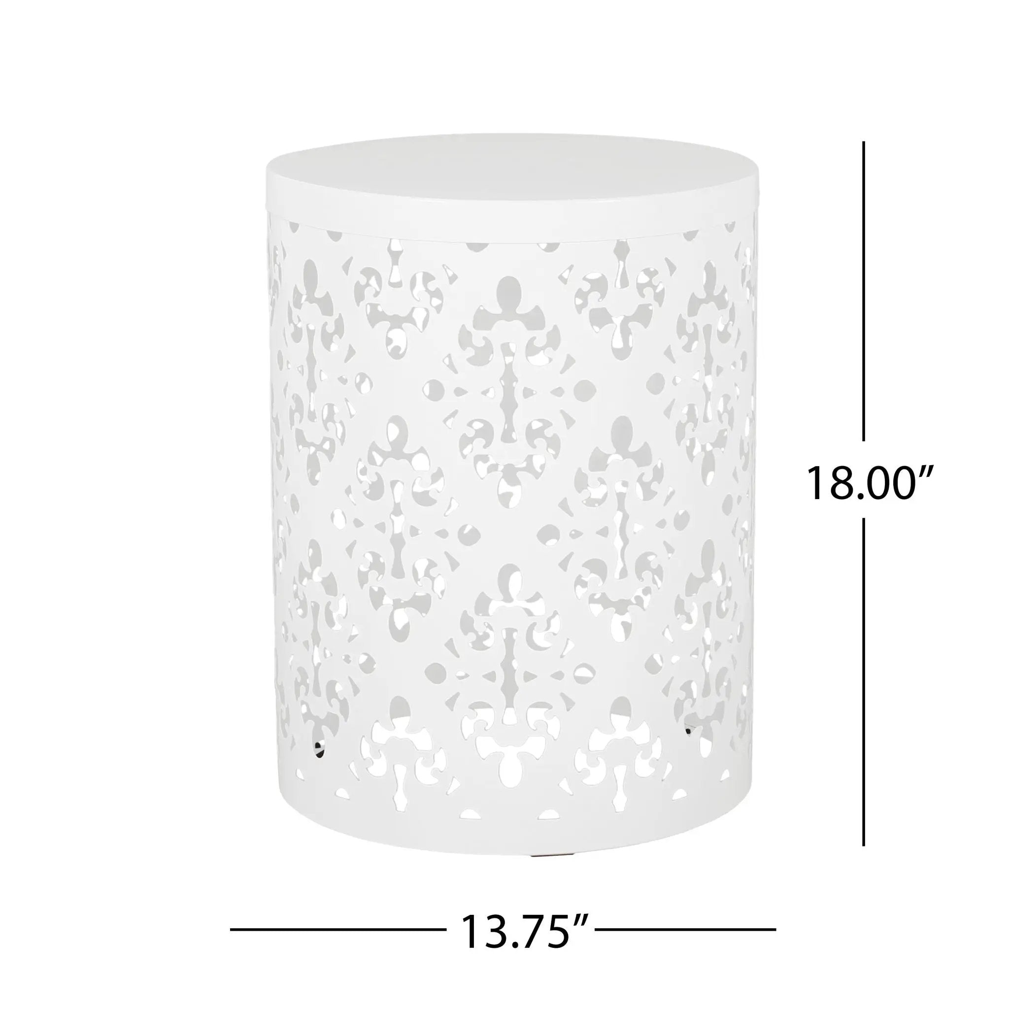 Outdoor Metal Modern Design End Table by HouseOfZazla