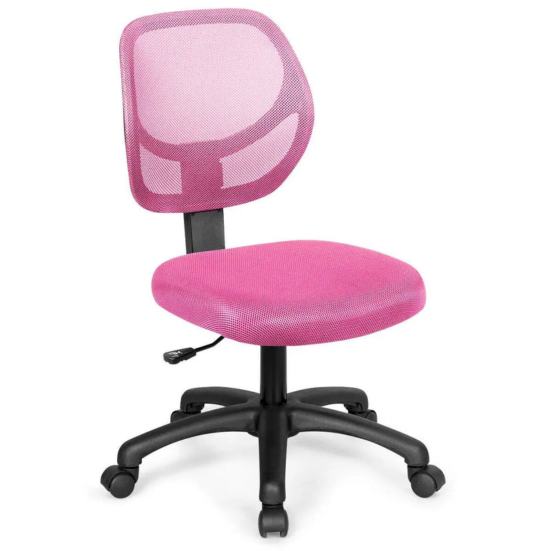 Low-back Computer Task Chair with Adjustable Height and Swivel Casters by DirectDeals
