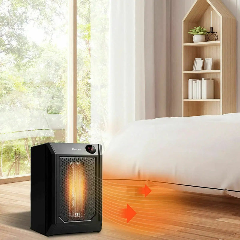 1500 W Remote Control Portable Electric Digital Quartz Space Heater by DirectDeals