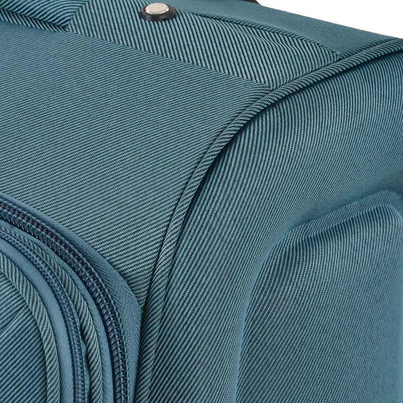 Softside Luggage Expandable 3 Piece Set Suitcase Upright Spinner Softshell Lightweight Luggage Travel Set by HouseOfZazla