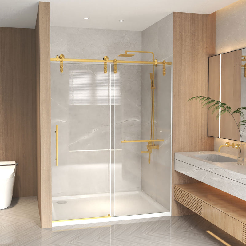 44-48" x 76" Frameless Sliding Shower Door by HouseOfZazla