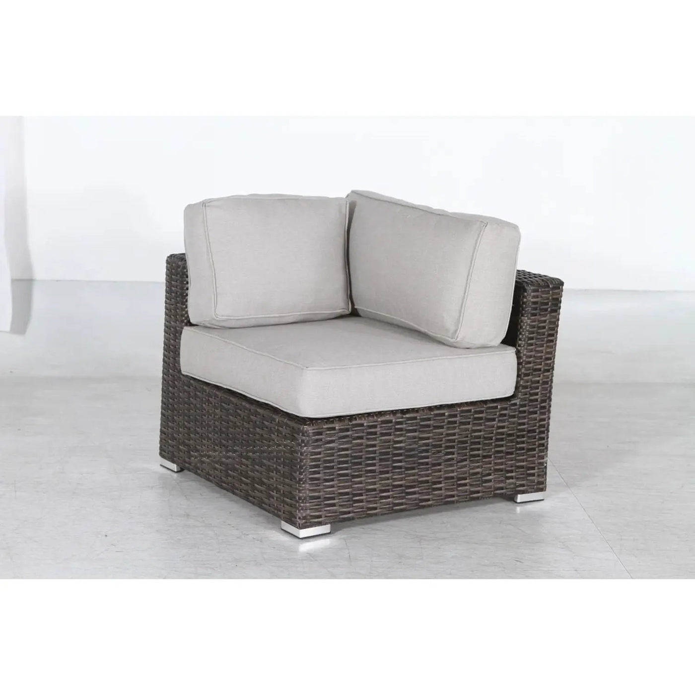 Wicker Outdoor Lounge Set With Cushions And Fire Pit by HouseOfZazla