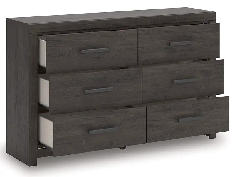 Prendonea - Six Drawer Dresser - Charcoal by Unique Piece Furniture
