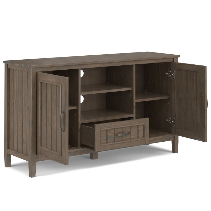Lev - TV Media Stand - Smoky Brown by HouseOfZazla