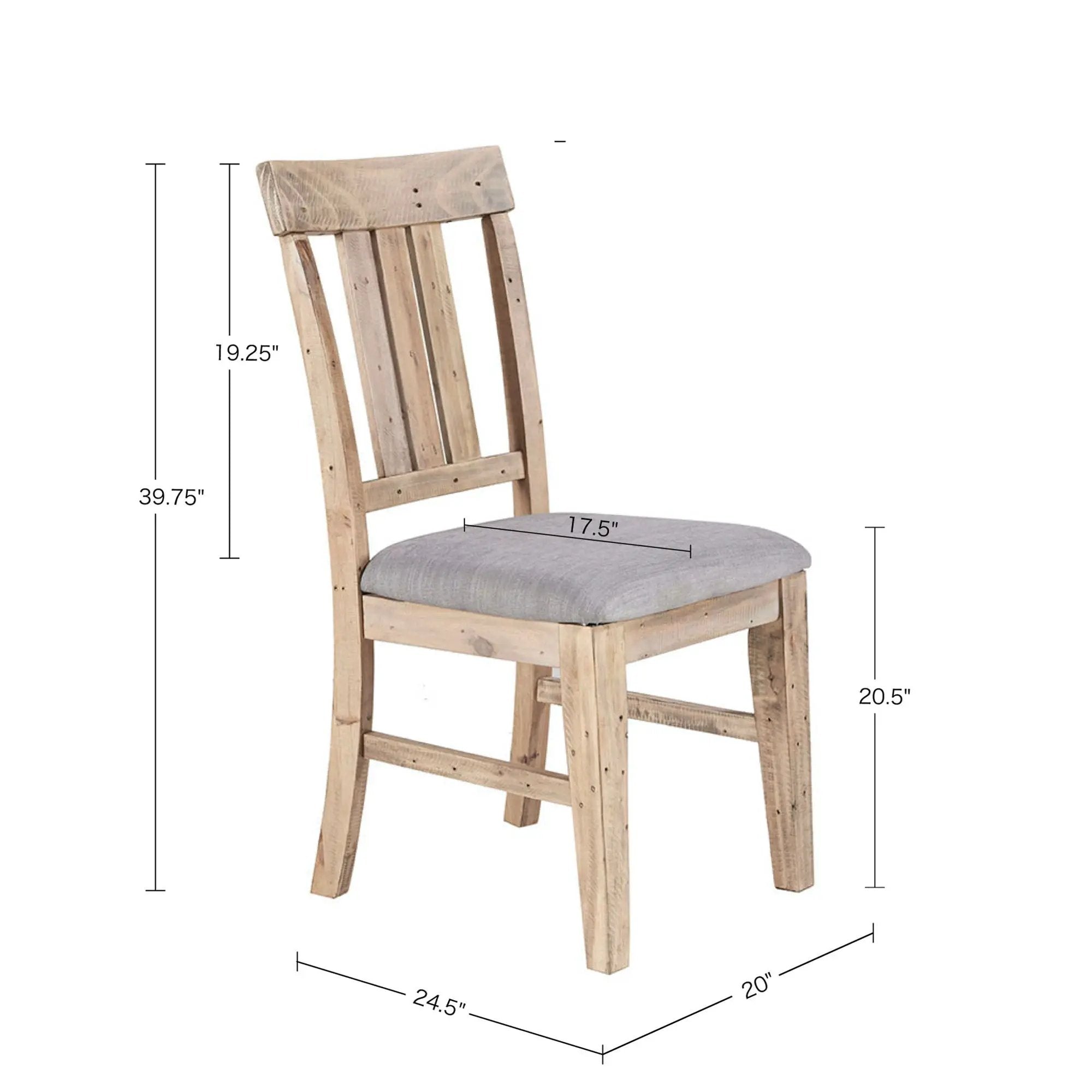 Sonoma - 4 Piece Dining Set - Natural by HouseOfZazla