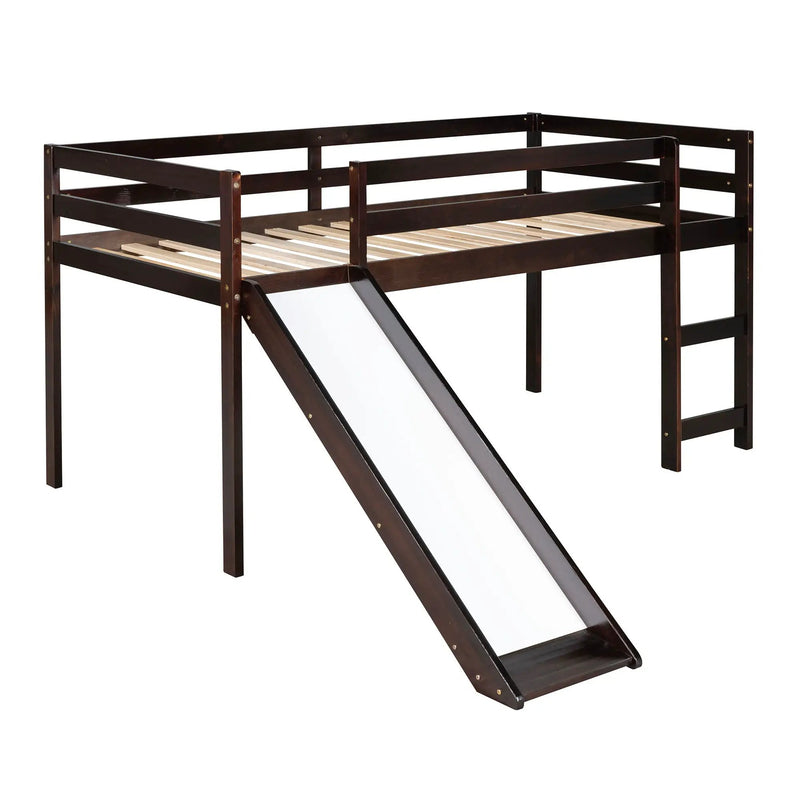Loft Bed With Slide, Multifunctional Design