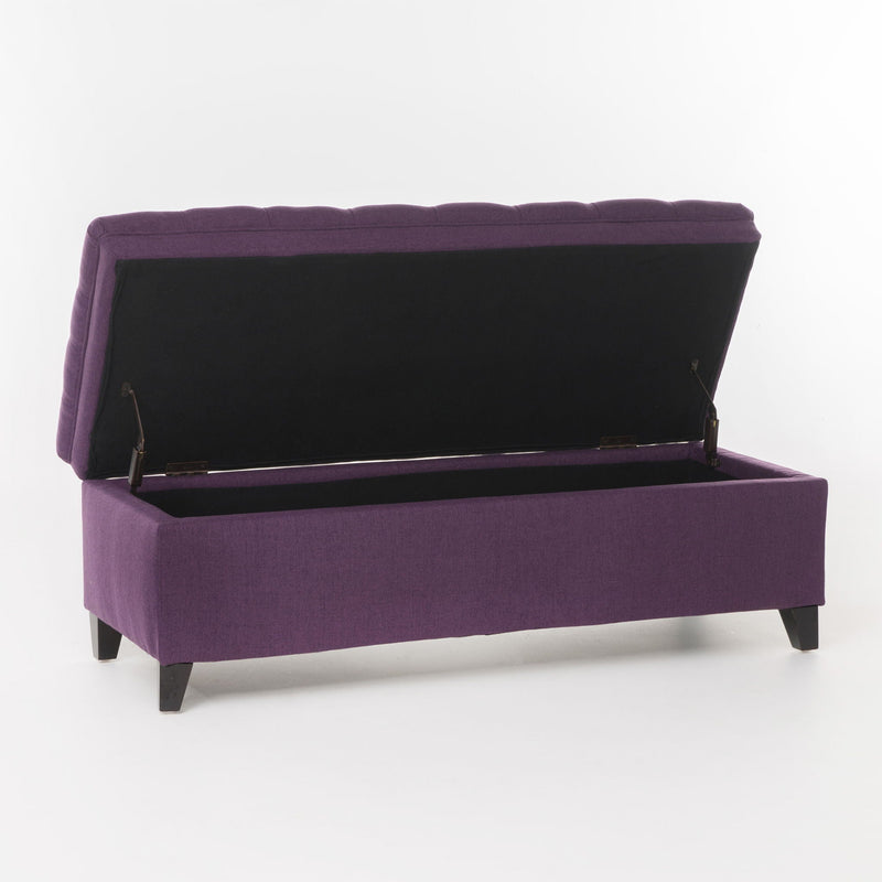 Juliana Storage Ottoman With Birch Legs by HouseOfZazla