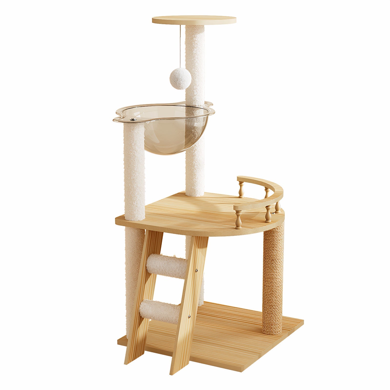 41.3" Modern Cat Tower by HouseOfZazla