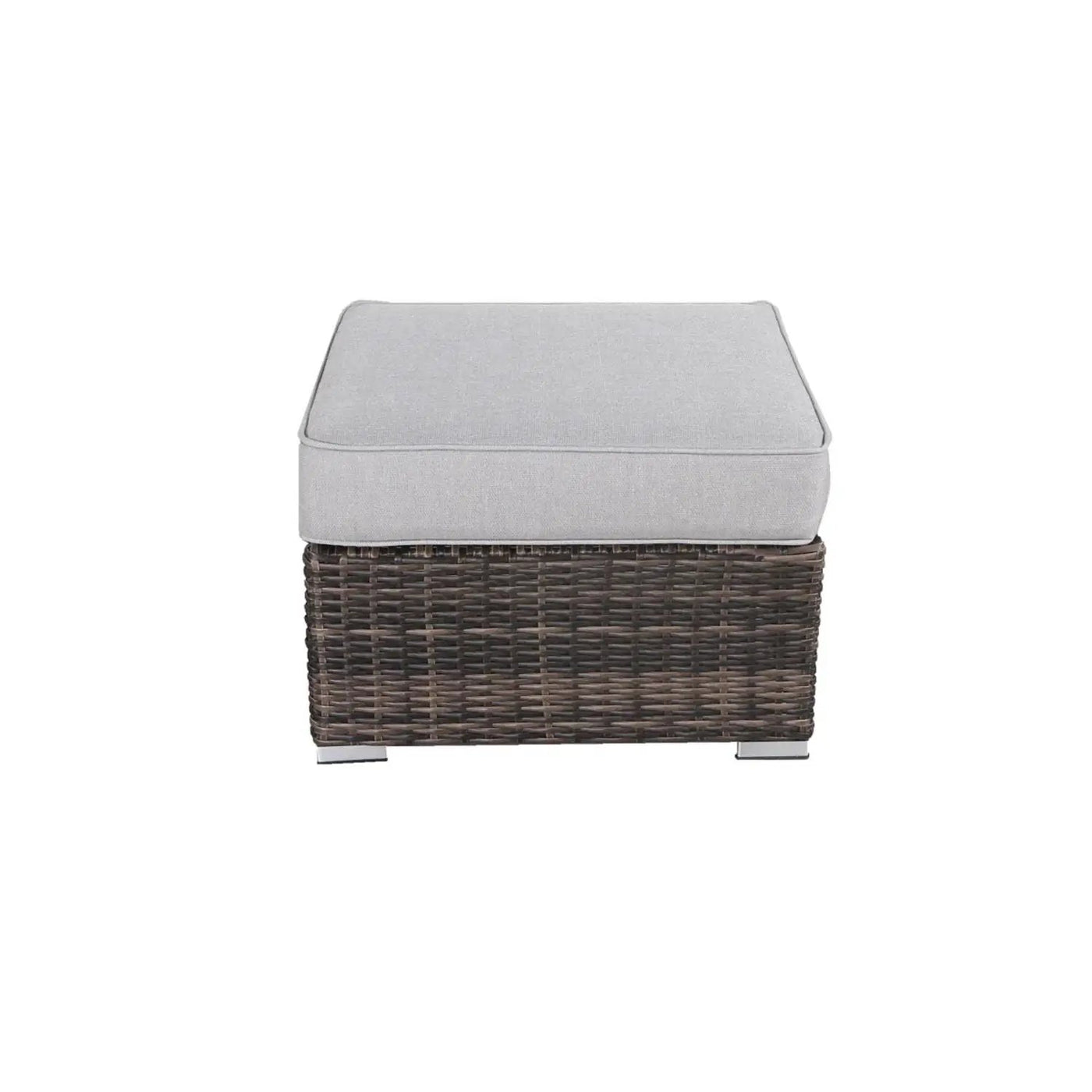 Stylish Outdoor Ottoman With Cushion For Comfort by HouseOfZazla