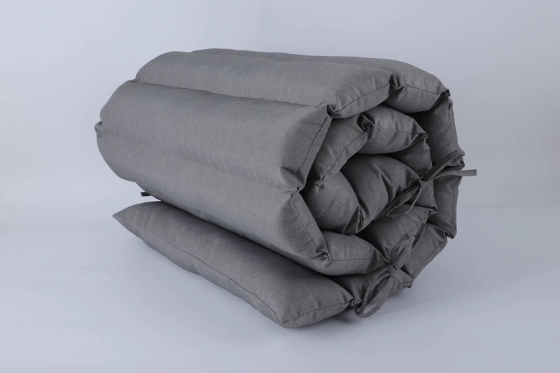 2PCS Set Outdoor Lounge Chair Replacement Cushions - Grey by HouseOfZazla