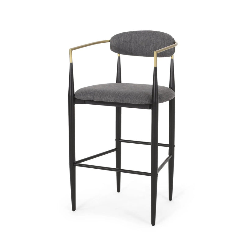 Upholstered Bar Stools With Backs For Kitchen Island (Set of 2) by HouseOfZazla